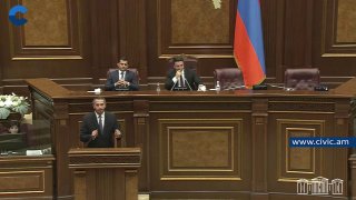 Заседание парламента Армении, Ереван, вице-спикер Рубен Рубинян