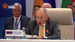 Никол Пашинян выступает с заявлением о бюджете ЕАЭС