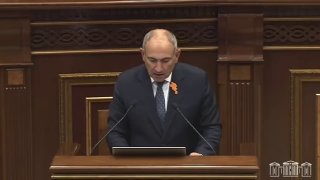 Никол Пашинян на выборах в Вайке