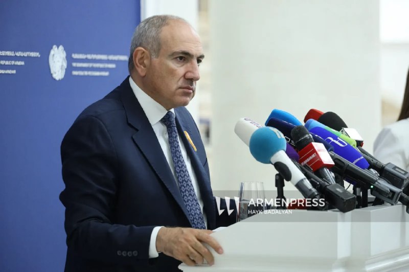 Никол Пашинян на брифинге после заседания правления «Гражданского договора» в Вайоц-Дзоре