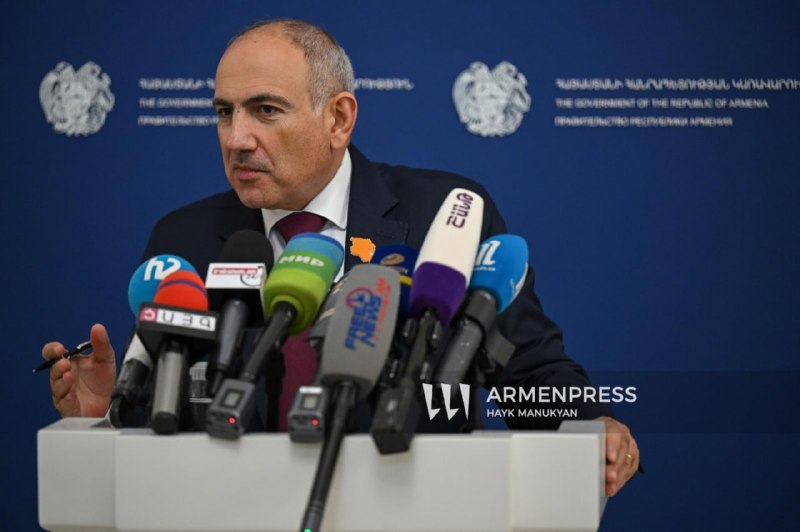 Никол Пашинян на брифинге после заседания правительства Армении