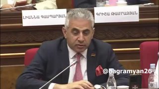 Заседание парламента Армении, где избирался вице-спикер Вардеванян