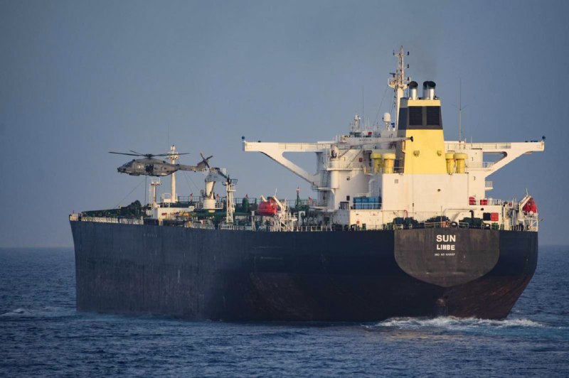 Танкер MV SUN в Средиземном море, досмотренный силами EUNAVFOR MED IRINI