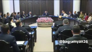 Заседание нового правительства Армении в Вайке