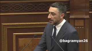 Депутат Вилен Габриелян выступает в Вайке