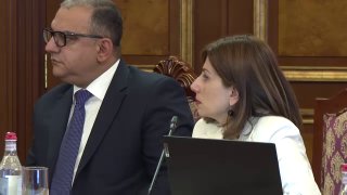 Никол Пашинян на заседании правительства Армении