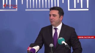Ален Симонян выступает на мероприятии в Вайке, Вайоц-Дзор