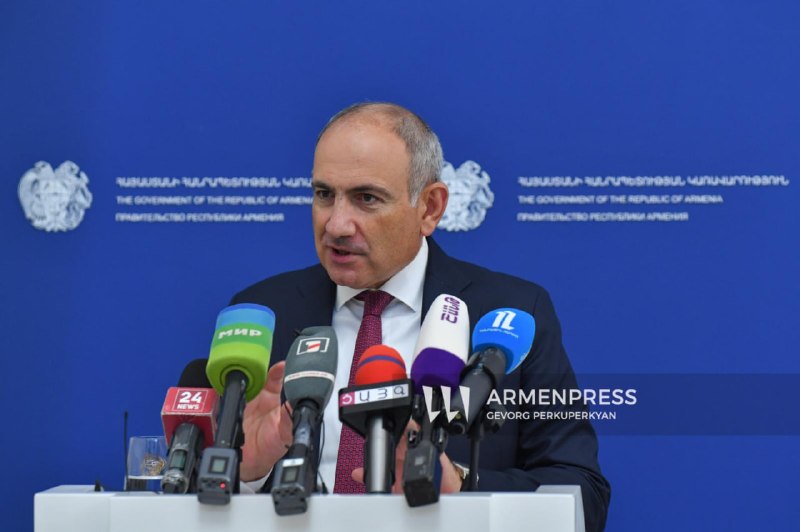 Никол Пашинян на брифинге после заседания правительства