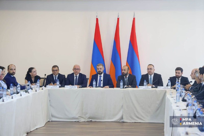 Семинар дипломатов в Вайке: Арарат Мирзоян выступает с речью
