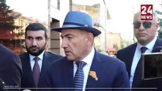 Никол Пашинян на брифинге, вопрос о будущем Алена Симоняна