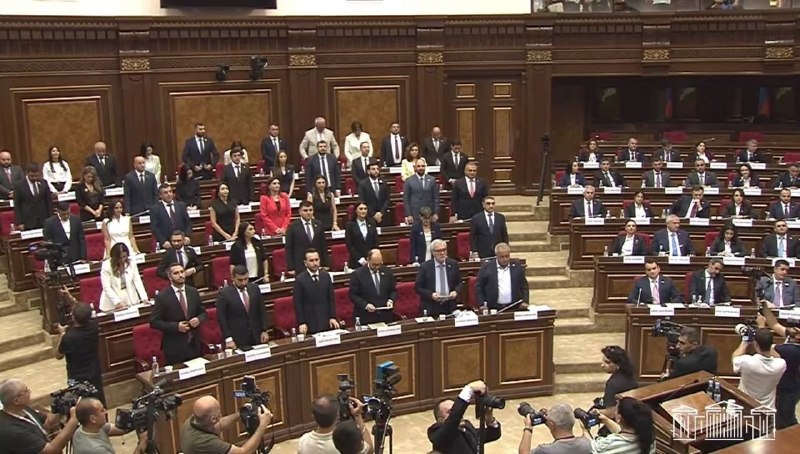 Церемония присяги депутатов Национального собрания Армении в Вайке