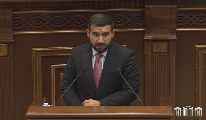 Заседание парламента Армении, Ваагн Алексанян, 7 августа